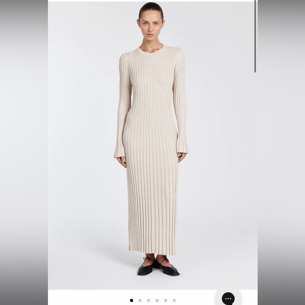 Dissh Ada Stone long sleeve dress